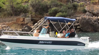 Motorboot-Vermietung mit Führerschein: MARINELLO FISHERMAN 19